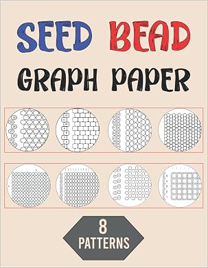 Bead Pattern Graph Paper DOWNLOAD PDF Seed Bead Graph Paper With 8 Patterns To Make Your Own ...