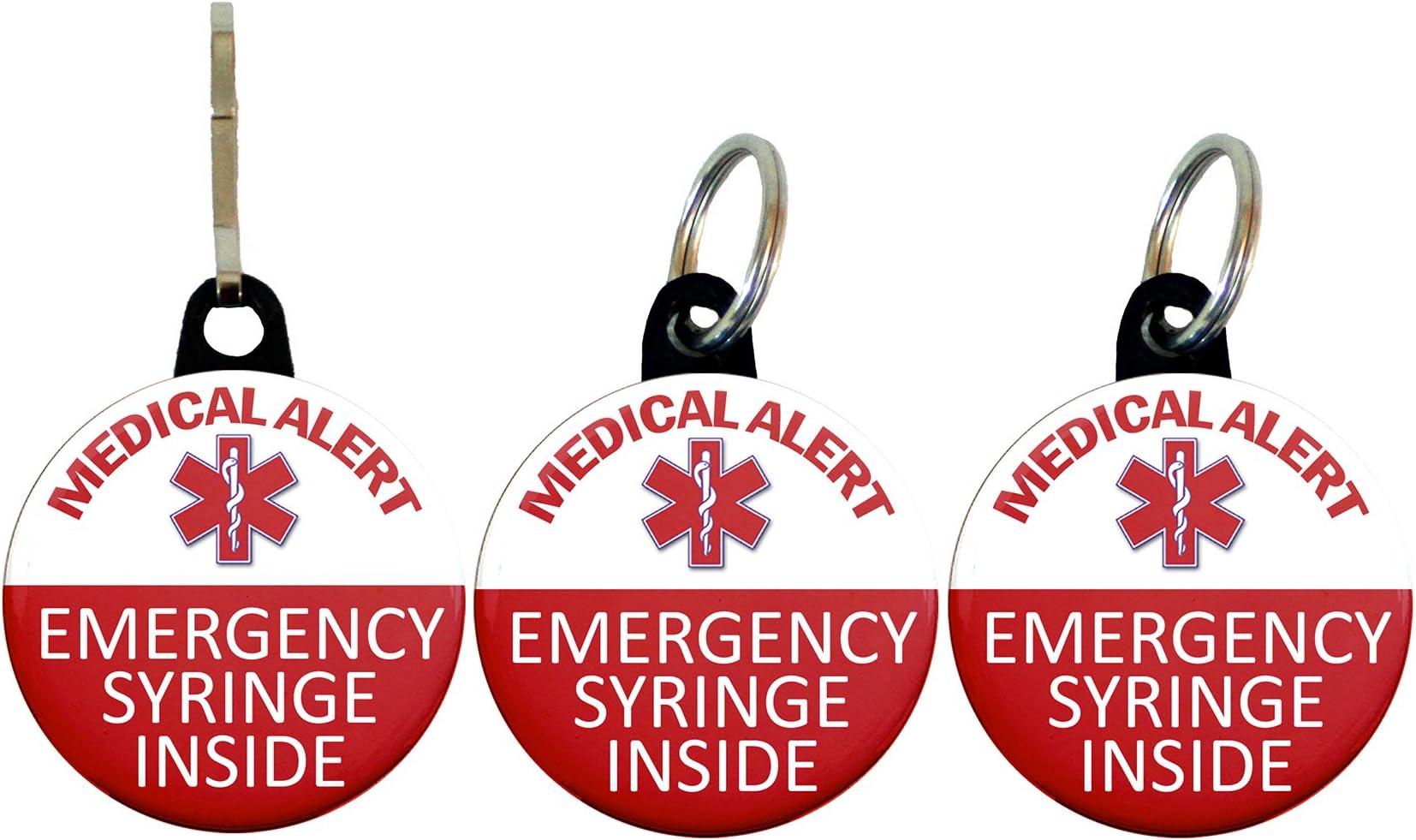 Buttonsmith Emergency Syringe Tag Set