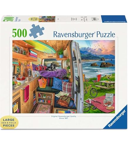 Amazon.com: Ravensburger Jazzy! 500 Piece Fabulous and Groovy