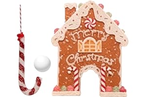 Indoor Golf Games - Gingerbread Wooden Funny Interactive,Golf Toys with Candy Cane & Balls - for Living Room Outdoor Party Ga