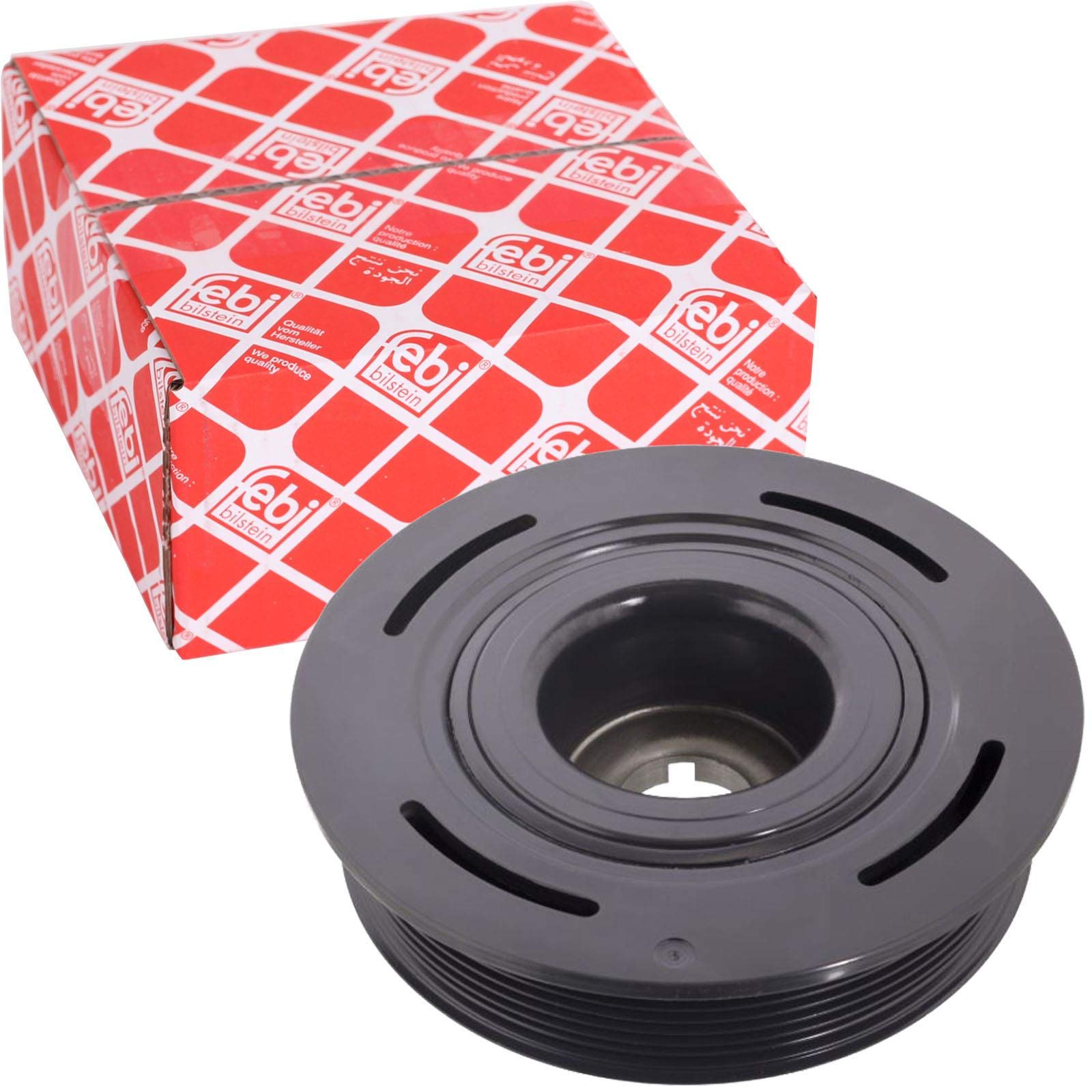 febi bilstein 32133 Pulley decoupled, for crankshaft, pack of one
