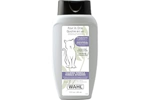 Wahl Four in One Cat Shampoo & Conditioner Concentrate - 455 ml - Model 58347, Cleans & Conditions
