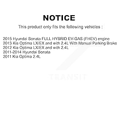 Transit Auto Front Rear Ceramic Disc Brake Pads Kit