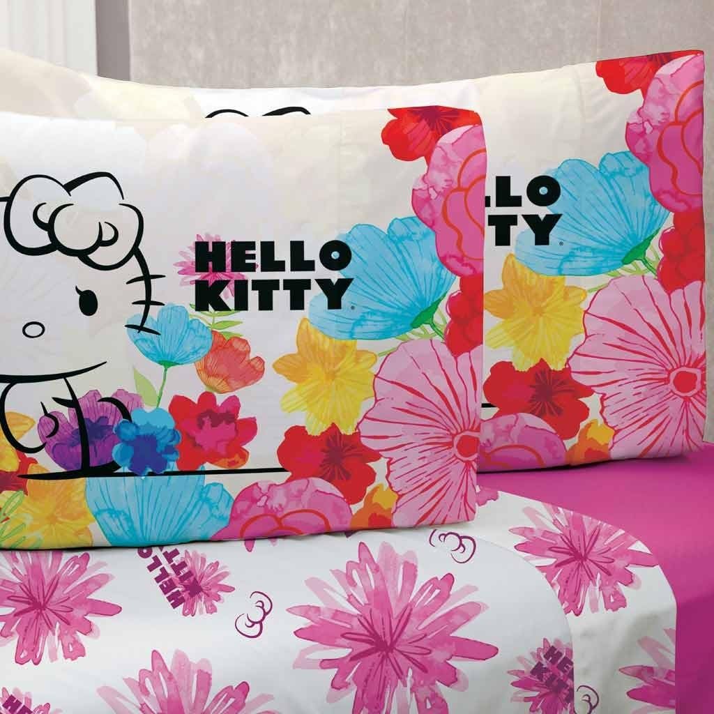 Hello Kitty Fashion Pink Bedding Sheet Set TWIN Decoration LIMITED EDTION - 3PC
