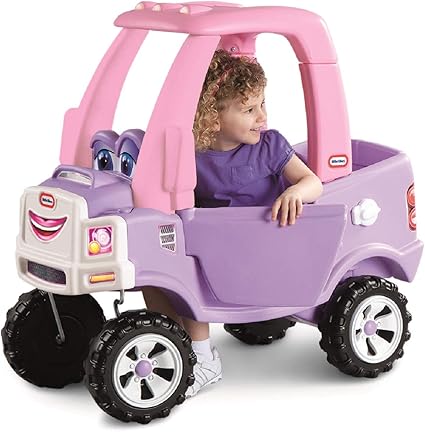 Amazon Com Little Tikes Princess Cozy Truck Ride On Pink Truck