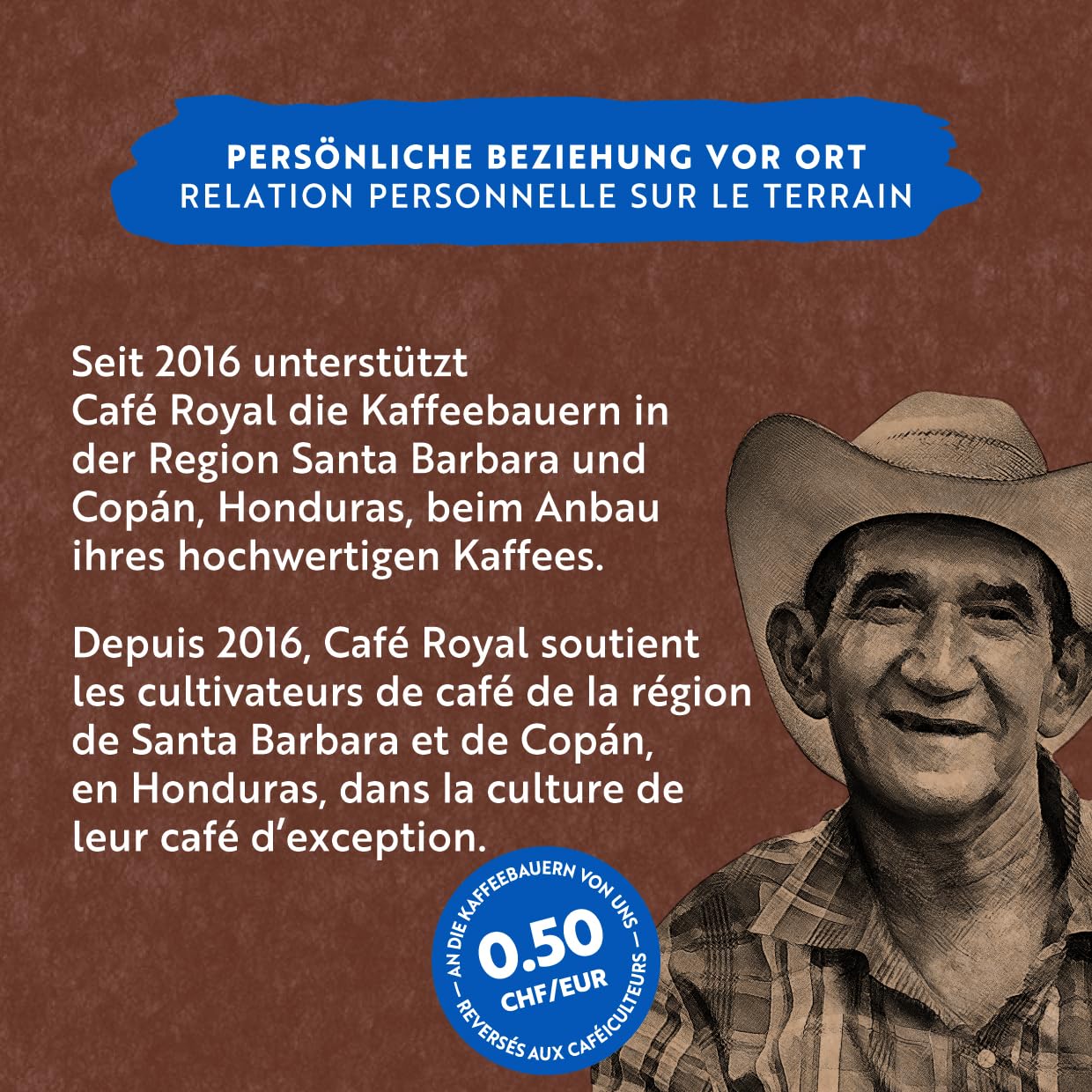 Café Royal Crema Intenso Honduras – 100% Arabica Kaffeebohnen, aromatisch-intensiv, dunkle Röstung, Stärke 4/5, Fairtrade, 500 g ganze Bohnen 6