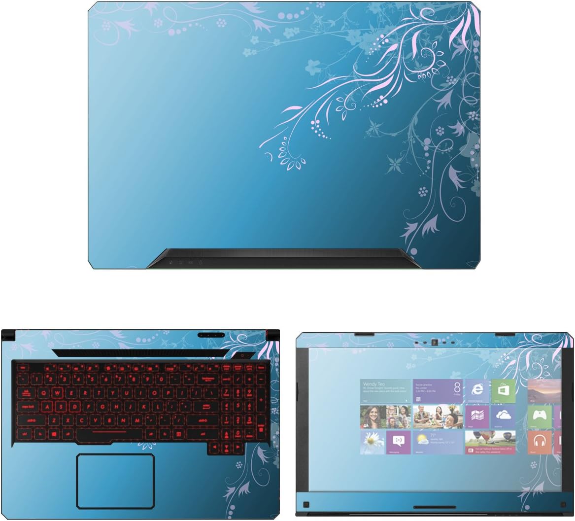 decalrus Protective Decal Skin Sticker for Asus TUF Gaming Laptop FX504 (15.6
