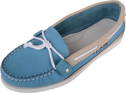 leather deck shoes womens