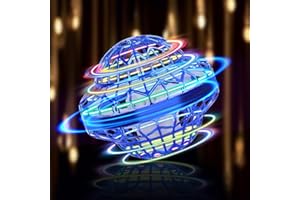 LAWFIG Upgraded Flying Orb Ball with Dazzling Light, Drone Hand Controlled Boomerang Hover Ball, Magic Flying Spinner, Cool Flying Ball Toys Gift for 6 7 8 9 10 11 12+ Years Old Boys Girls Indoor Outdoor Toy