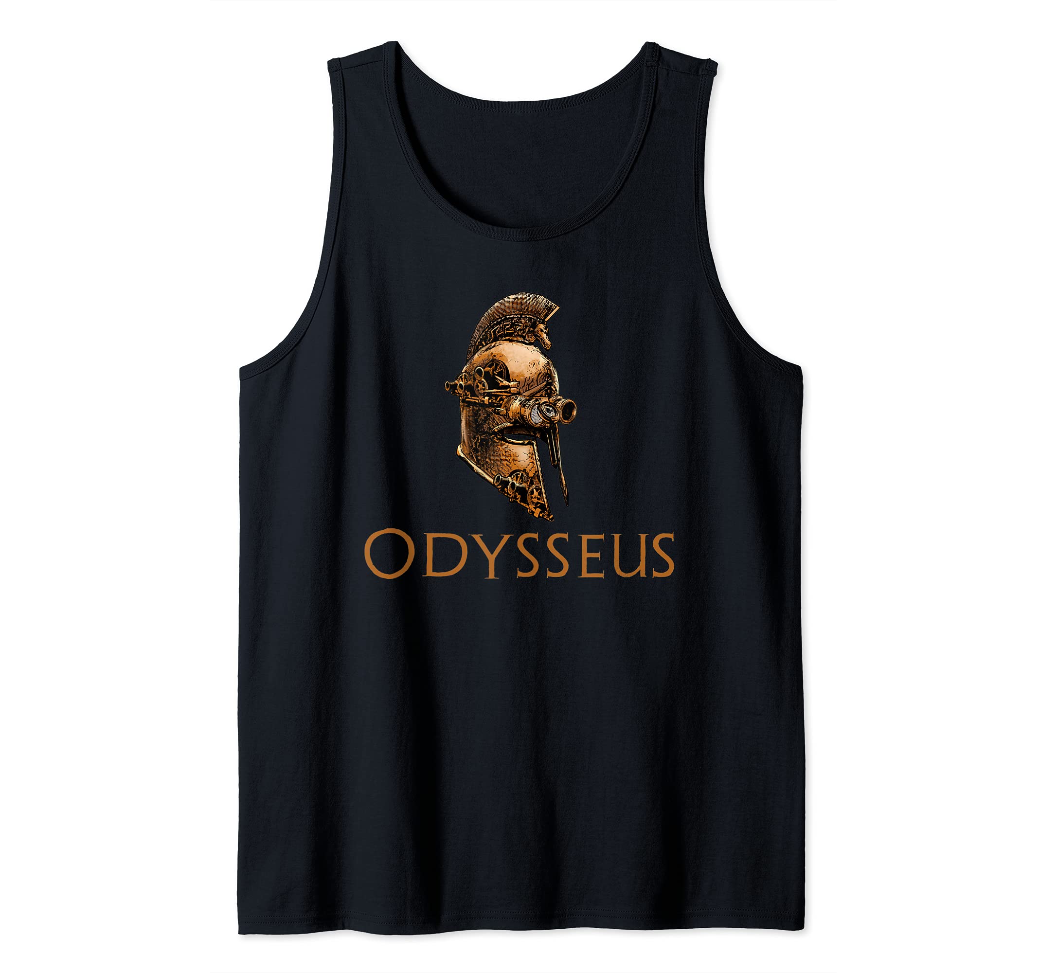 Odysseus - Steampunk Ancient Greek Helmet - Trojan War Tank Top