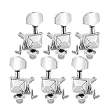 Chrome 3R3L Semiclosed Tuning Pegs Machine Heads