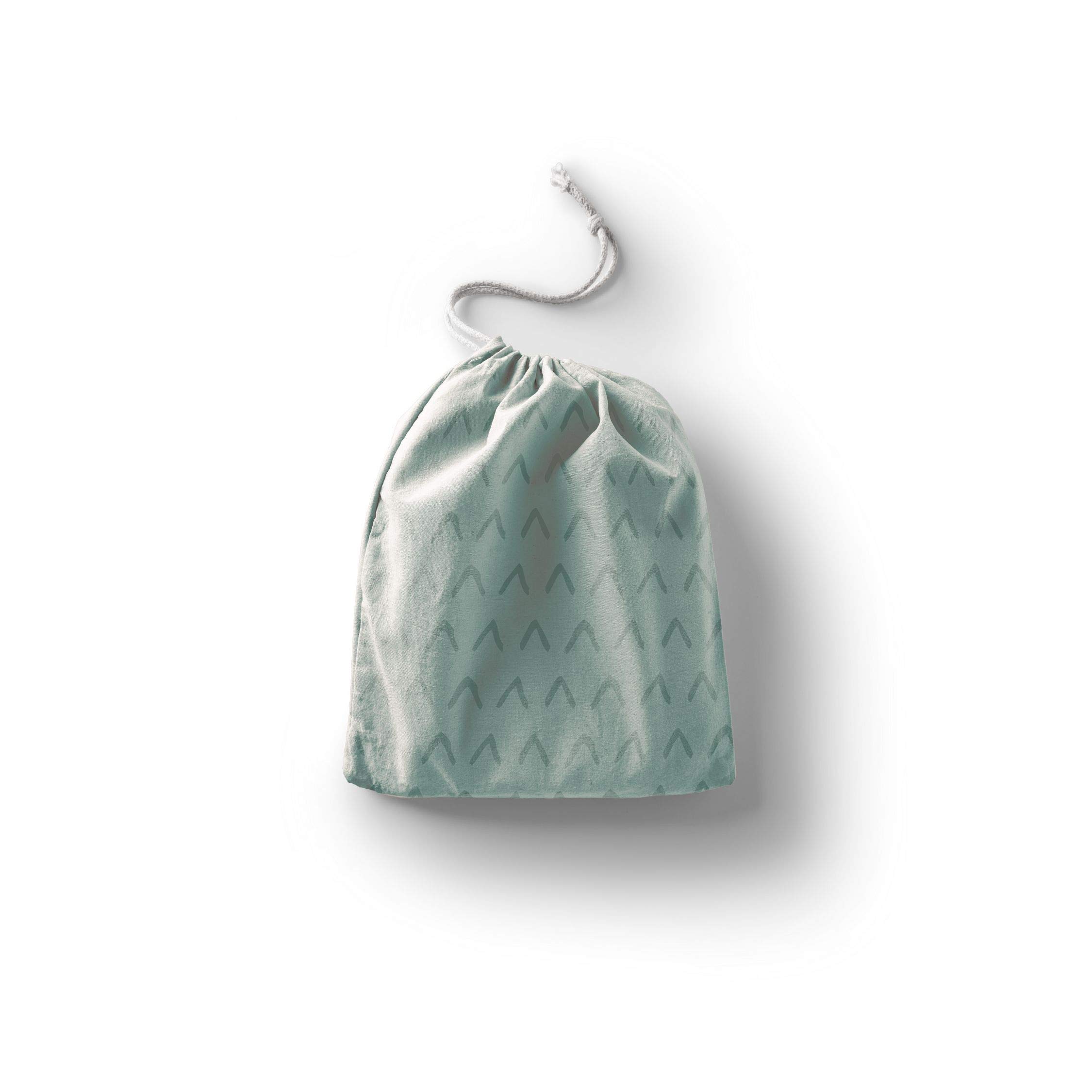 Bonamaison Printed Cotton Produce Bag with Drawstring, Reusable Grocery Bag, Biodegradable Eco-Friendly Bags, Travel Pouch, Sachet Bags, Shopping Bag, Eco Friendly, Foldable, Size: 30x40 Cm