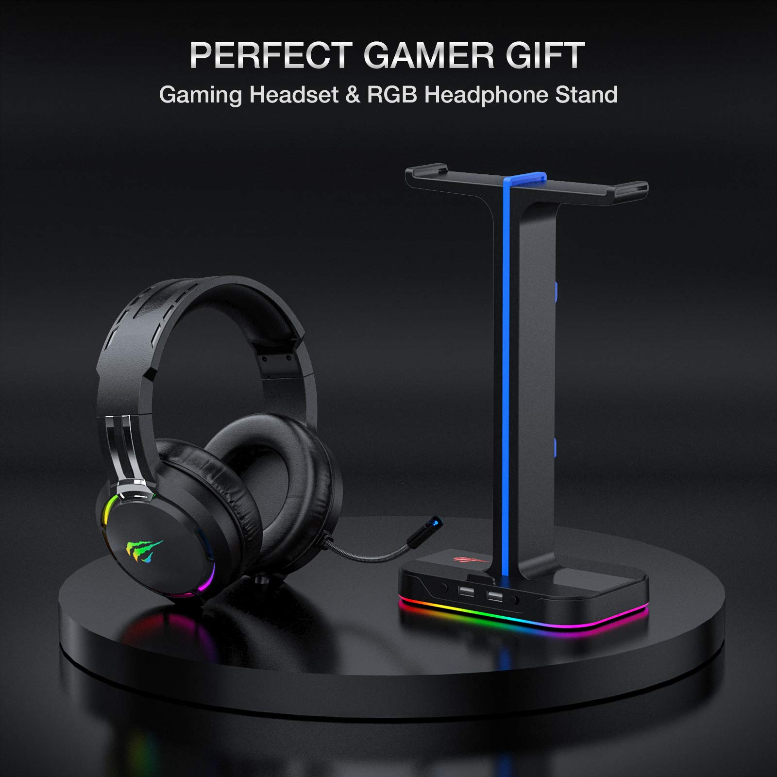 Mua Havit Gaming Headphone Stand & Wired Gaming Headset Desk Dual