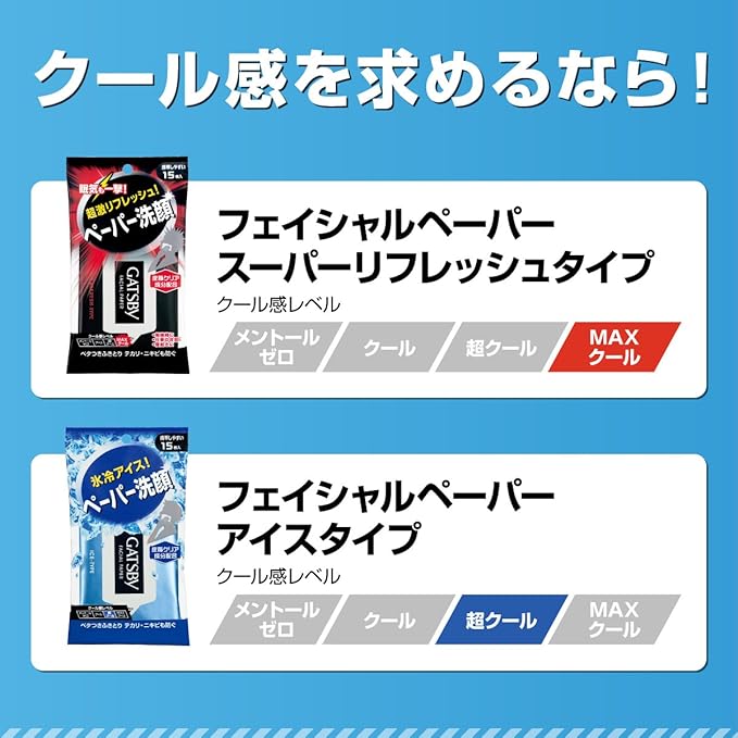 Amazon ギャツビー フェイシャルペーパー スキンコンディショニングタイプ 徳用 42枚 Gatsby ギャツビー デオドラントボディシート 通販