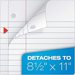 Oxford Spiral Notebook 3 Pack, 3 Subject, College