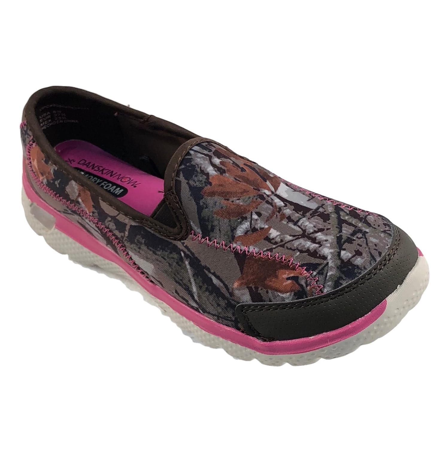 danskin now memory foam slip on shoes