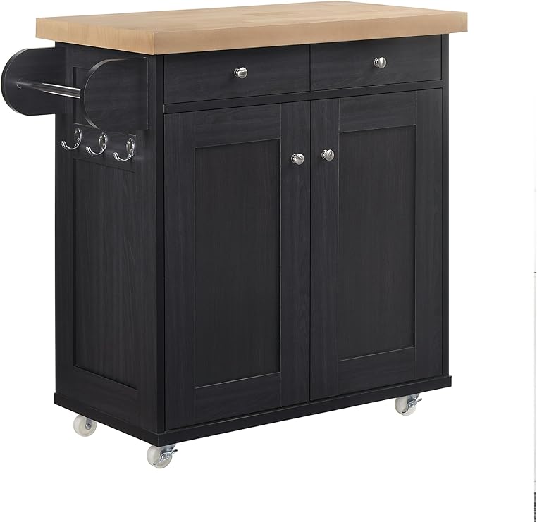 Lpd Portland 2 Door 2 Drawer Kitchen Island White Soft Grey