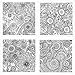 Maniology (formerly bundle monster) 10 pc Abstract Mandala Flowers Nail Art Stamping Plate Shangri-La
