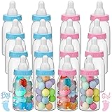16 Pack Candy Bottles For Baby Shower 4 Inch Mini