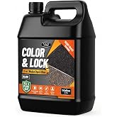 YKF Landscape Binder 1 Gallon Black - 2-in-1 Mulch Dye and Glue for Wood Chips, Bark Mulch and Pine Straw, Ready-to-Use Mulch Colorant for Garden Beds, Matte Black