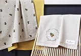 Cooksmart 3pk 100% Cotton Tea Towels Modern Kitchen Dish Cloths Absorbent view 2