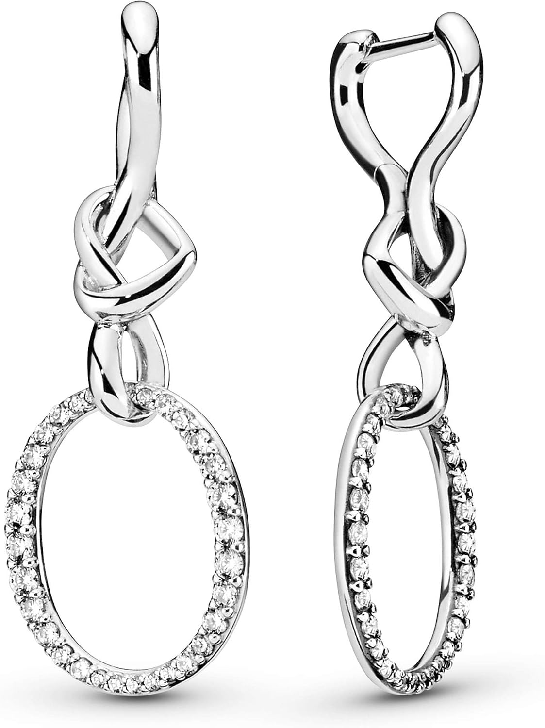 Thomas Sabo Orecchini A Pendolo E Goccia In Argento 925 Con Zirconi Bianchi – Donna, Modello H2026-643-14