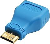 HDMI Mini Type C (male) to HDMI Normal Type A (female) Monitor Cable Display Adapter, Gold Plated