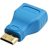 HDMI Mini Type C (male) to HDMI Normal Type A (female) Monitor Cable Display Adapter, Gold Plated