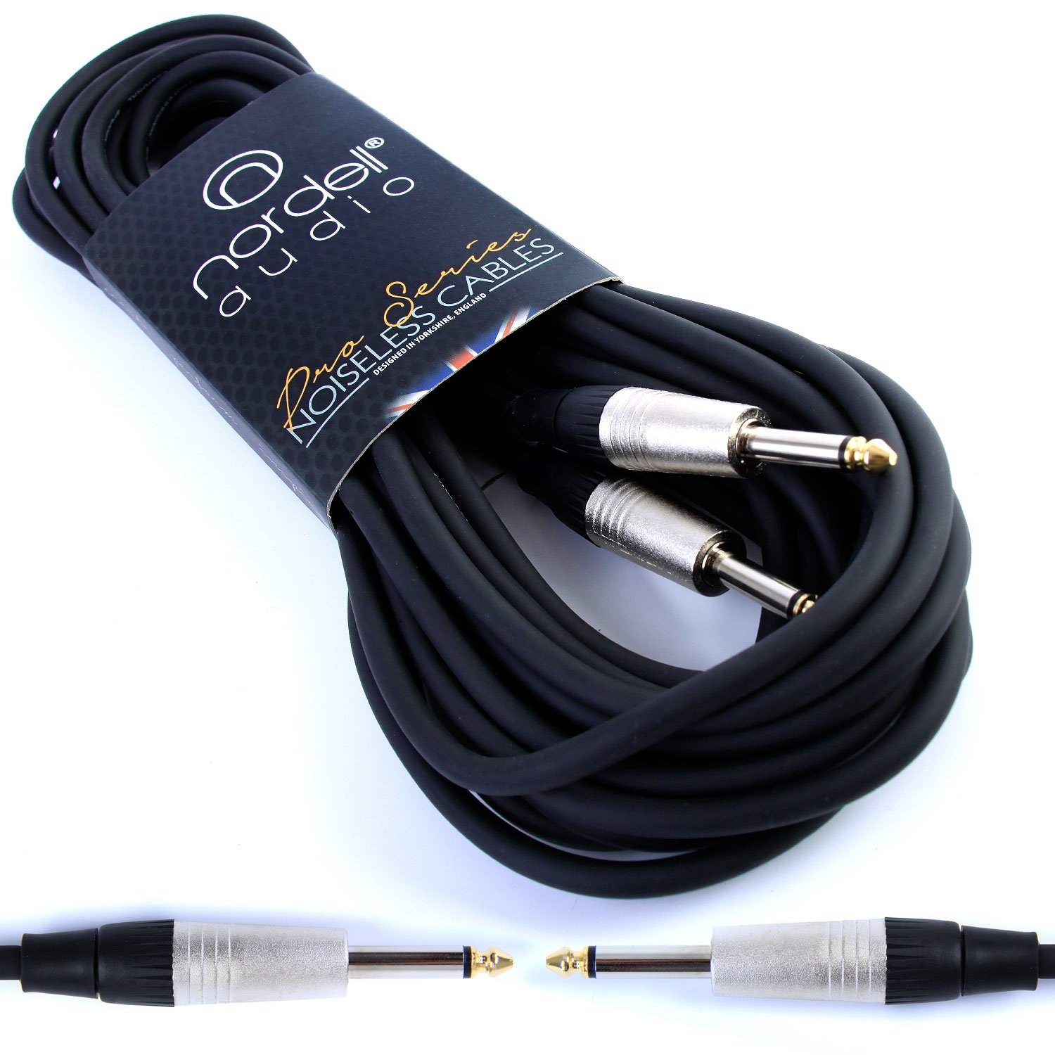 1 x 10 metre (10m) Jack to Jack Speaker Leads/Cables for PA systems etc