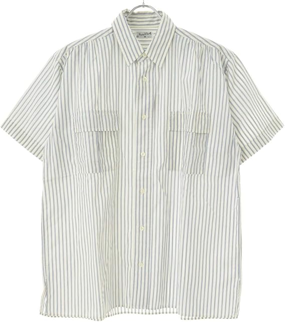 Amazon マーガレットハウエル Margaret Howell ストライプ柄ボックス 半袖シャツ シャツ 通販