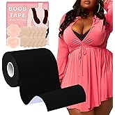 BEWTEIM Bob Tape for Breast Lifting, Boobytape for Breast Lift Plus Size, 3 inch Boob Tape for Large Breasts Roll