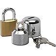 ConservCo Hose Bibb Lock – Original Outdoor Faucet Lock Prevents Water Theft and Waste, Easy to Use, Heavy-Duty Metal Hose Lock with Padlock, Protect Plumbing, Water and Money, DSL-2