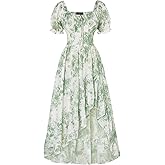 Scarlet Darkness Corset Dresses for Women Summer 2026 Floral Wedding Guest Chiffon Sundress