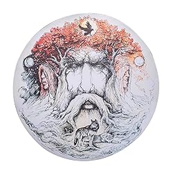 FIRLAR Shaman Drum,10 Inch Shaman Hand Drum With