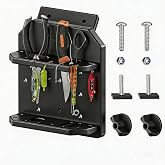 EDSRDPLT Boat Track System Tool Holder, Knife &amp; Plier Fishing Bait Holder Combo - Compatible for Versatrack/Lund Sport Track - Marine-Grade Storage Solution.
