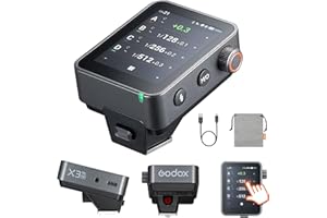 Godox X3 Pro N X3 PRO-N TTL Wireless Flash Trigger for Nikon Camera, 2.4GHz LCD Touchscreen Flash Transmitter, Built-in Lithium Battery, Bluetooth Integration & APP Control, X3 N Updated Version