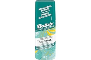 Batiste Powder Dry Shampoo, Non‑Aerosol Powder Format for Effortless Refresh, Gently Absorbs Oil, Adds Volume & Body, Clean &