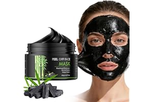 Blackhead Remover Mask for Men Women, Bamboo Charcoal Peel Off Face Mask, Deep Cleansing Peel off Mask, AOPEIBOTO Facial and 
