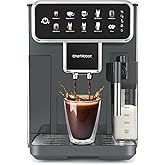 Chef Robot Automatic Espresso Machine Coffee Maker 12 Cup with Grinder Cappuccino Latte Americano Machine with Milk Frother f