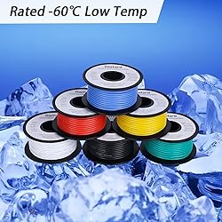 Dastard 20 AWG Silicone Stranded Wire【White 300ft