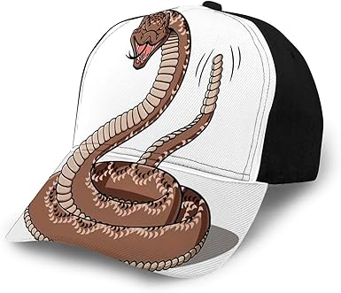 Yilinger Baseball Hats Caps Cartoon Rattlesnake Cowboy Trucker Cap At Amazon Men S Clothing Store