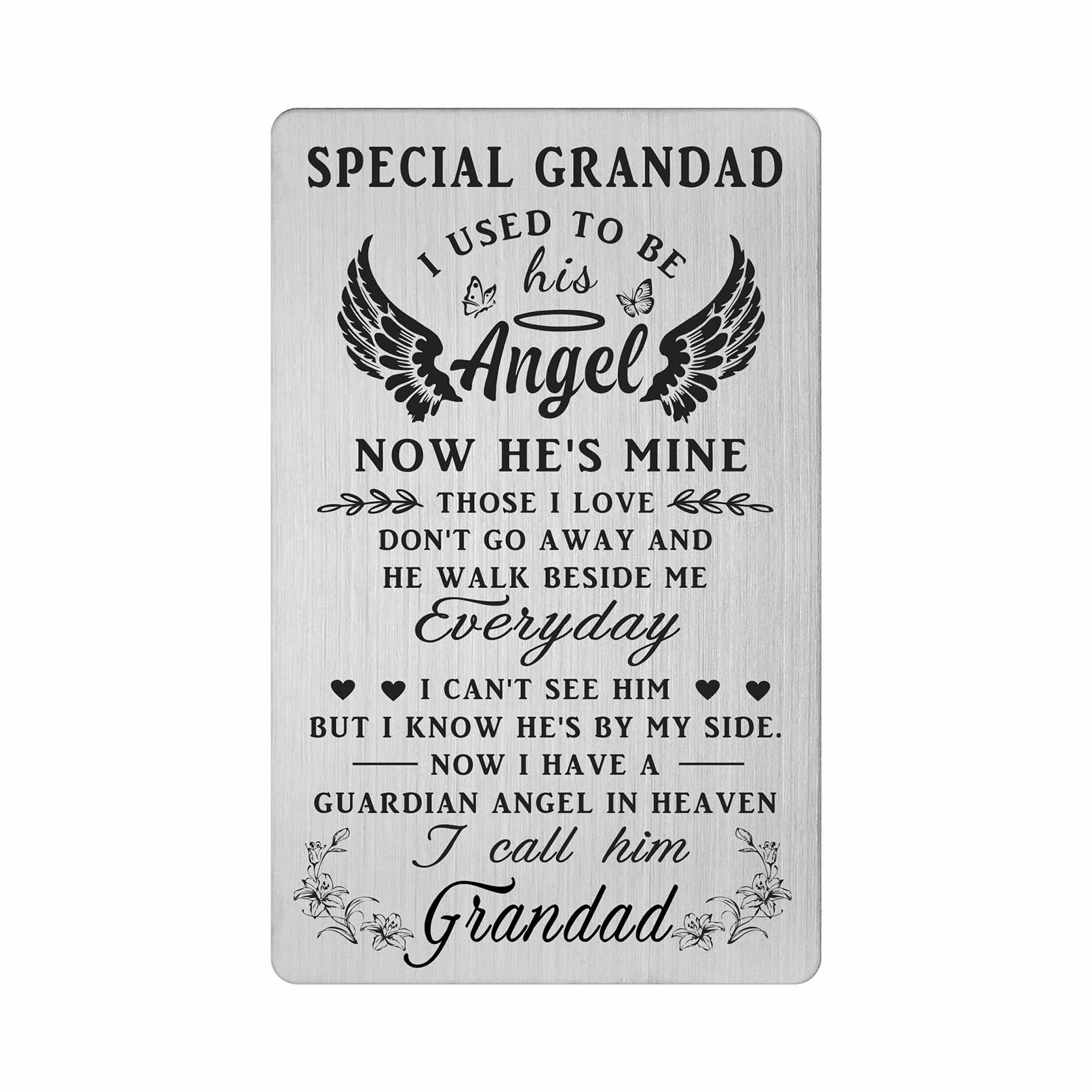 FALOGI Grandad Memorial & Sympathy Gifts - Loss of Grandad Bereavement & Heaven Gifts
