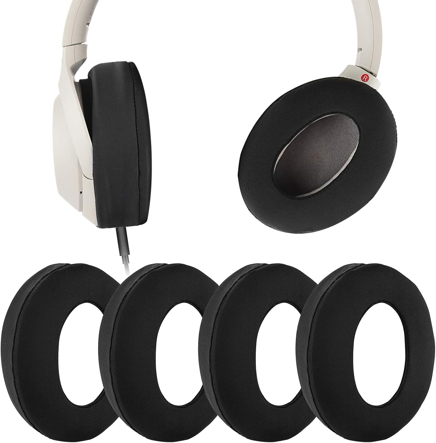Geekria 2 works Ice Silk Headphones Ear Covers, Product Safety Certified