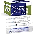 Jiaxix 100Pack 3cc Syringe with Needle 23G 1 Inch Needle and Syringe,Safety Individually Wrapped,Luer Lock Syringes