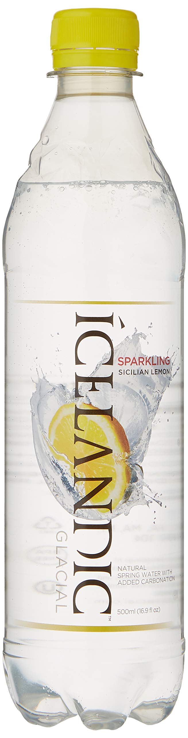 Buy New Icelandic Glacial Sparkling Sicilian Lemon Water 500ml Recycled