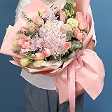 ZHIHUI Pink Satin Ribbon 10mm 22m Wedding Craft Gift Wrapping view 6