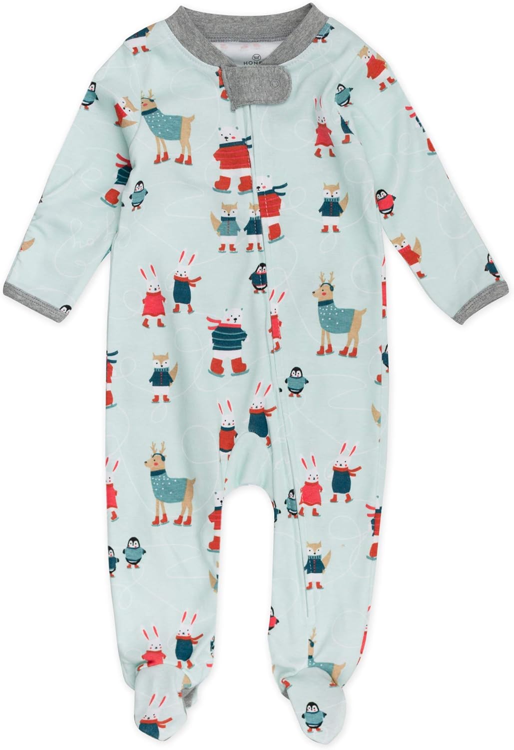 Honest Baby Clothing Organic Cotton Sleep & Play Toddler Sleepers