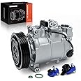 A-Premium Air Conditioner AC Compressor with Clutch Compatible with Audi A6 2006-2011, A6 Quattro, Q5 2009-2012, S4 S5 3.0L 2010-2012