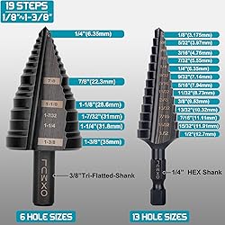 OXMUL M35 Step Drill Bit Set for