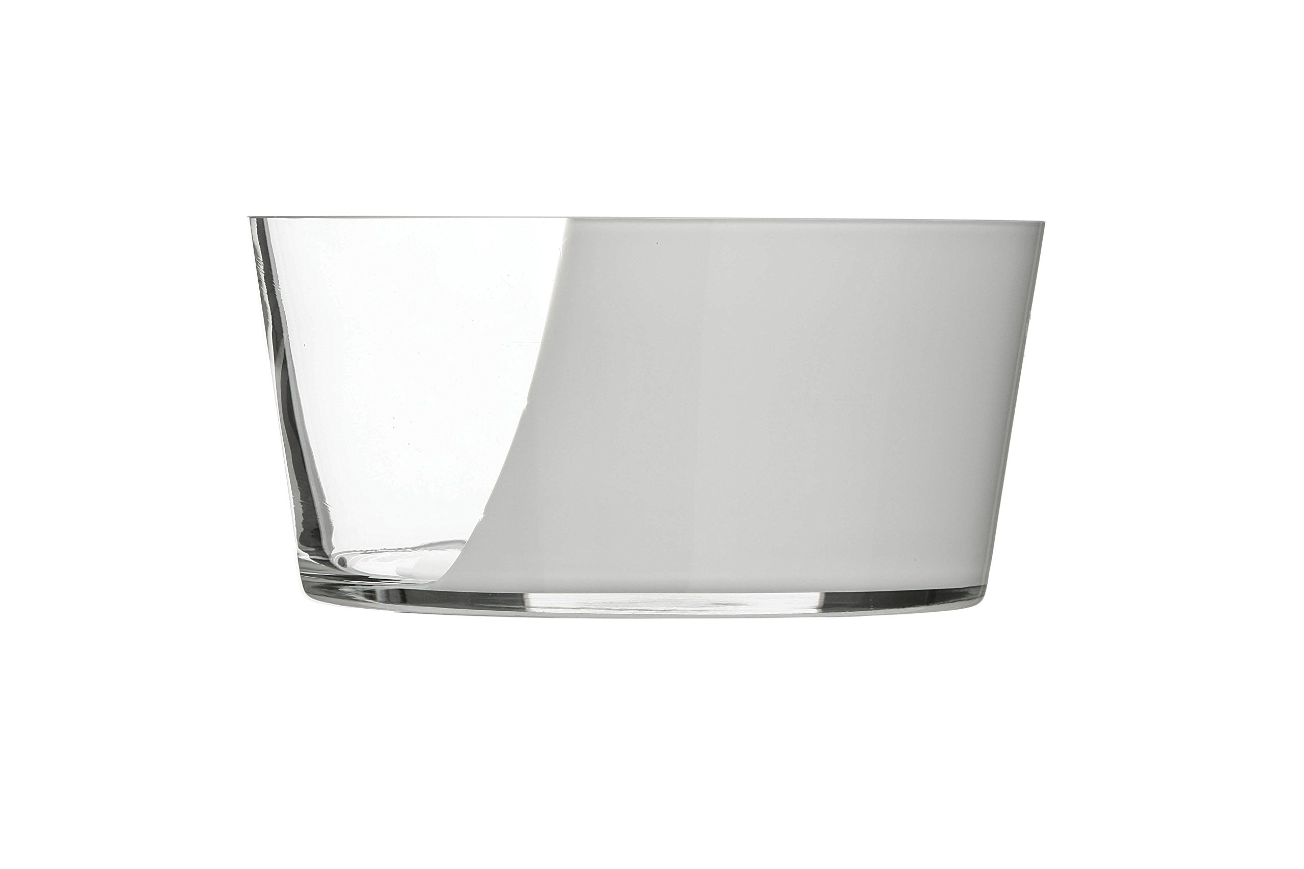 Premier Housewares Bowl, Clear/White, 27 x 27 x 13 cm